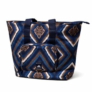 NEW Adidas Blue Pattern Tote Bag Gym Travel Bag